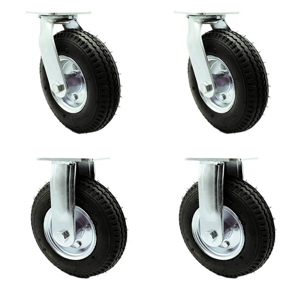4436M1 FG4436M10000 Rubbermaid Platform Truck Replacement Caster Kit, 4PK